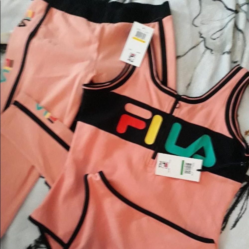 Fila pants outfit